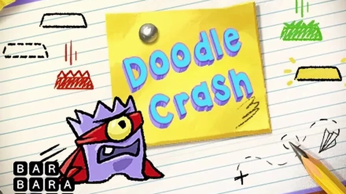Doodle Crash game interface na nagpapakita ng crash multiplier